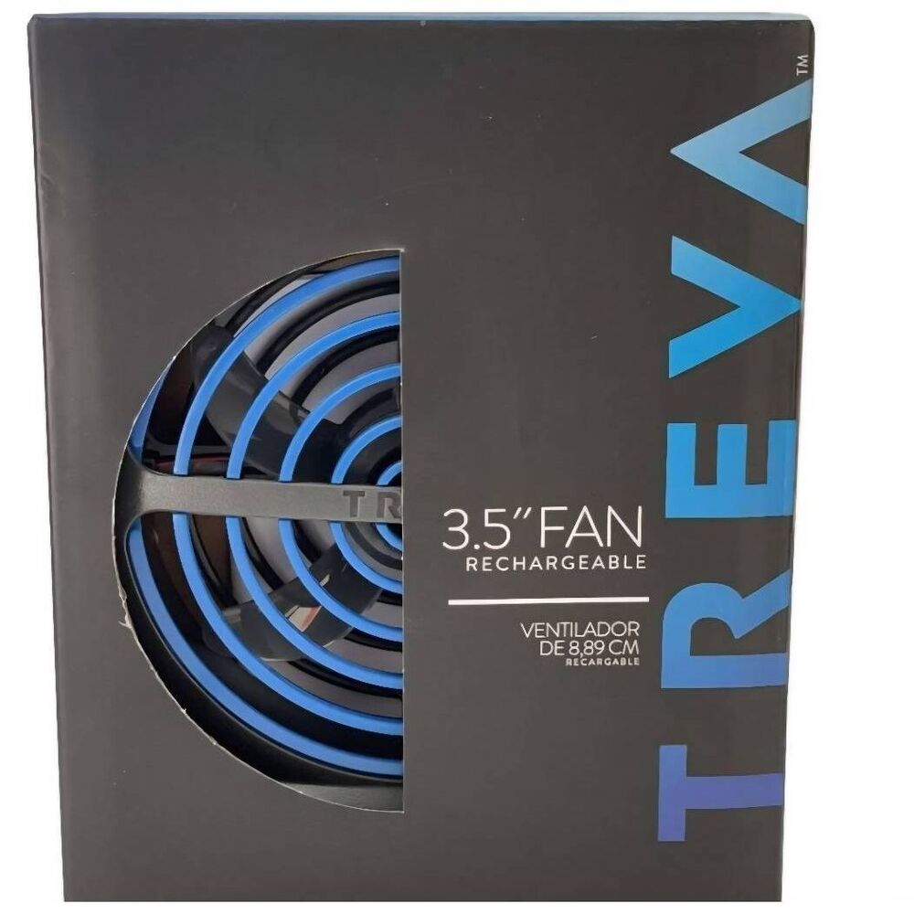 Treva 3.5 Inch Rechargeable Battery Powered Fan